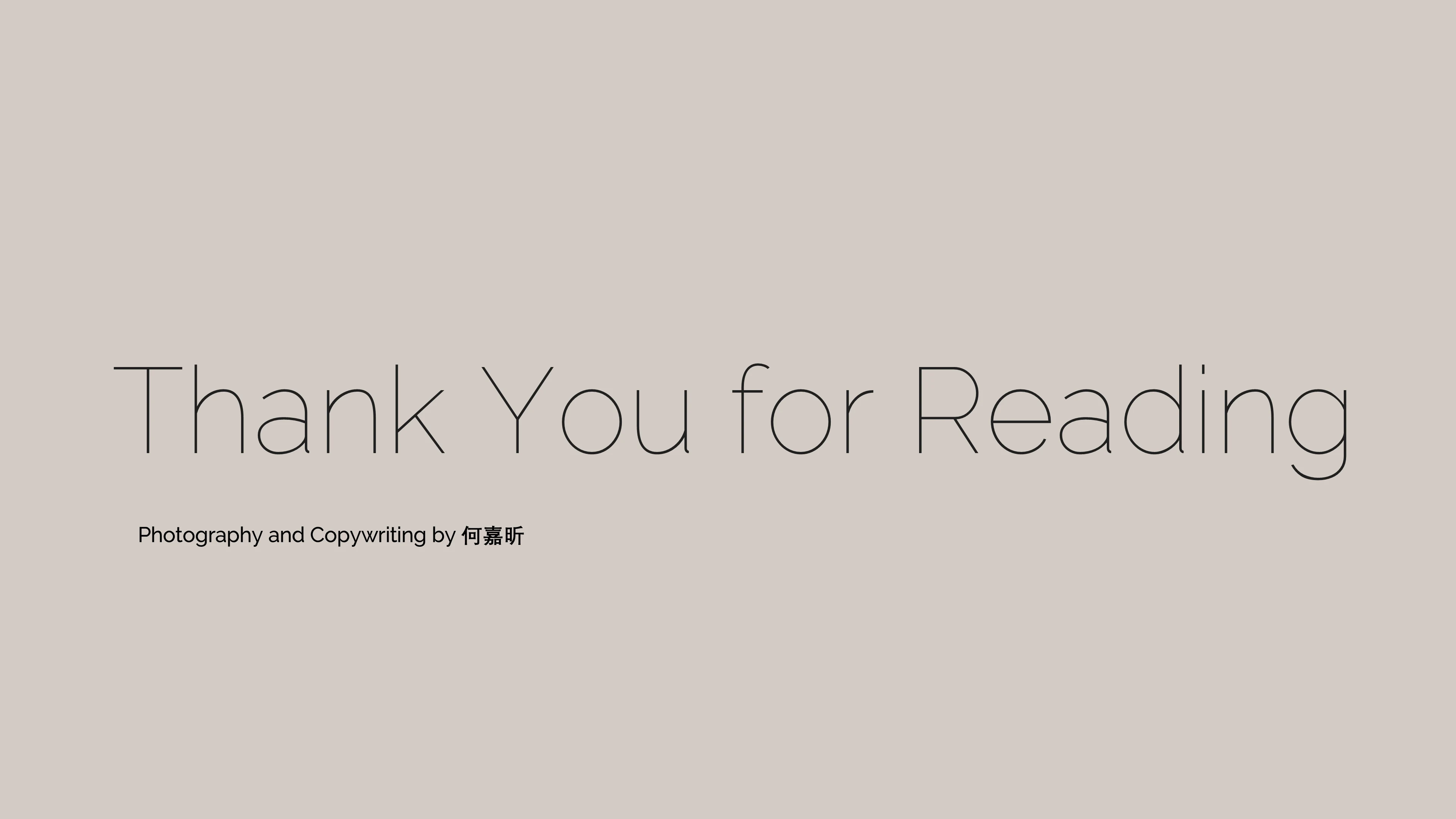Thank You